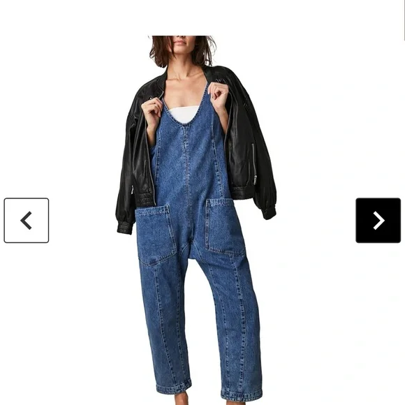 Free People High Roller Sleeveless Jumpsuit Medium - Picture 1 of 11